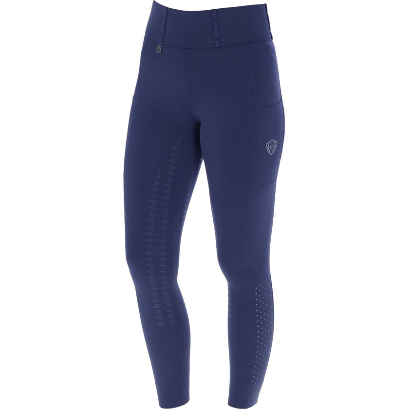 Covalliero Reitleggings Compression Full Grip SS25 Dark Navy