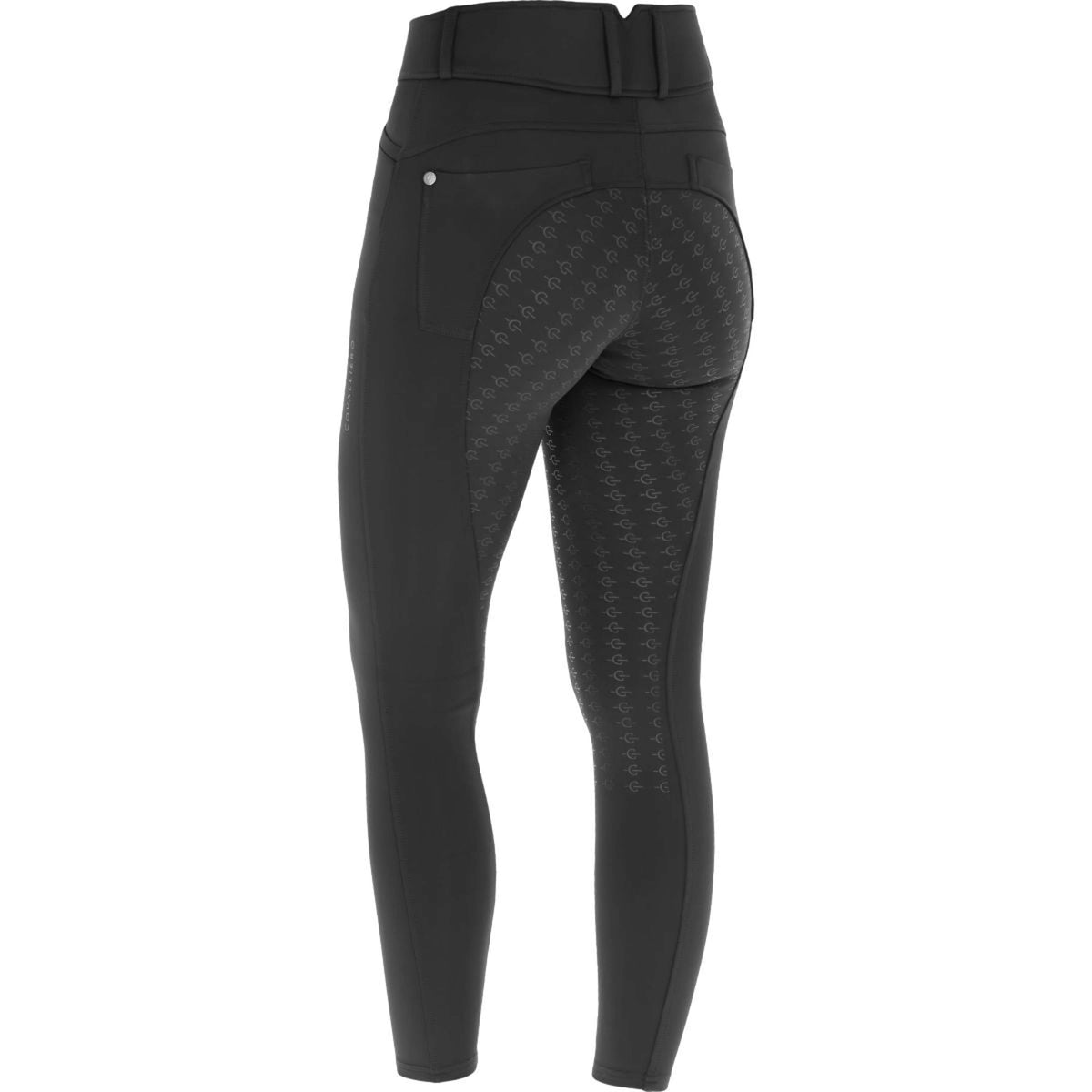 Covalliero Reithose Compression Full Grip SS25 Schwarz