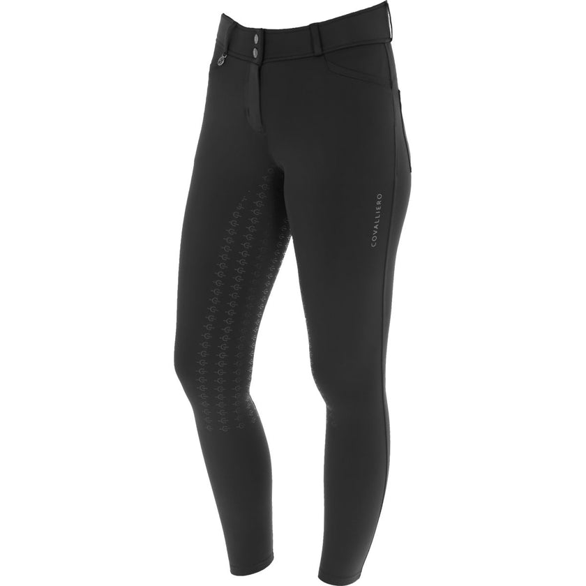 Covalliero Reithose Compression Full Grip SS25 Schwarz