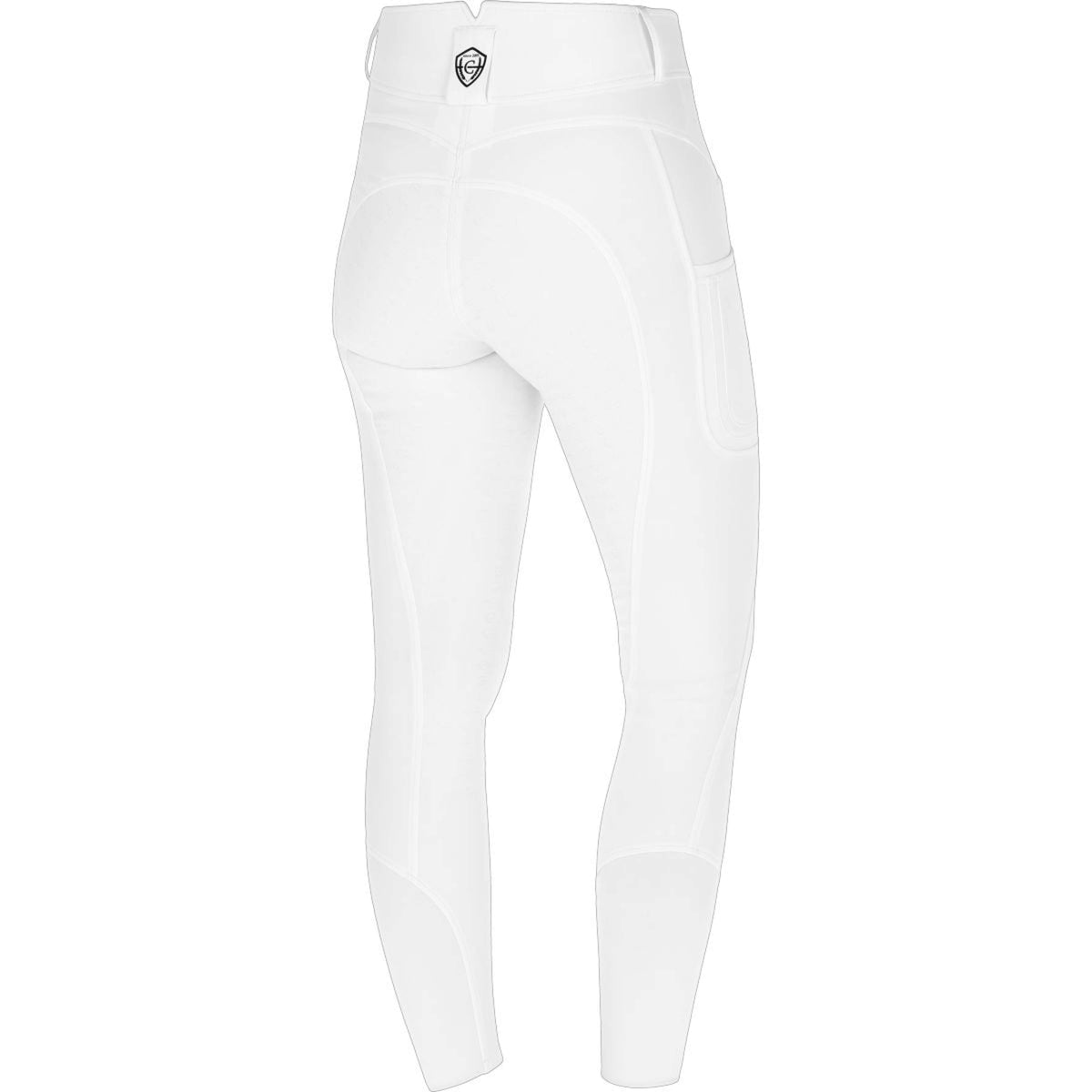 Covalliero Reithose Premium Silicon Full Grip SS25 Weiß