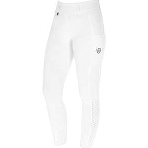 Covalliero Reitleggings Compression Full Grip SS25 Weiß