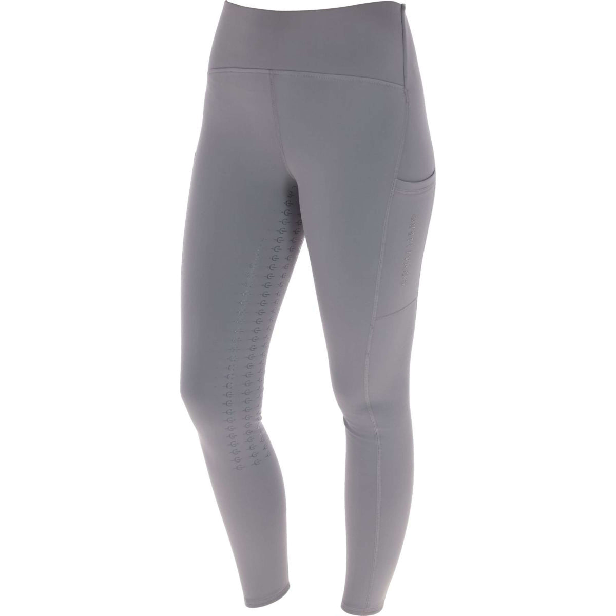 Covalliero Reitleggings AW25 Full Grip Steel Grey