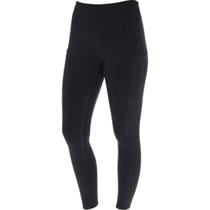 Covalliero Reitleggings AW25 Full Grip Schwarz