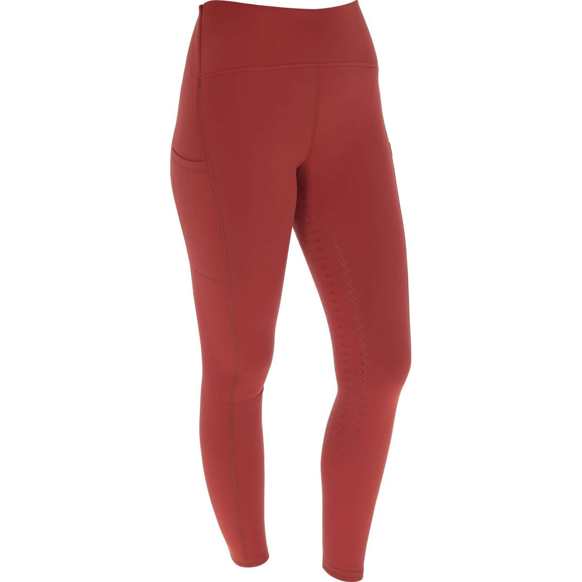 Covalliero Reitleggings AW25 Full Grip Rostbraun