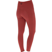 Covalliero Reitleggings AW25 Full Grip Rostbraun