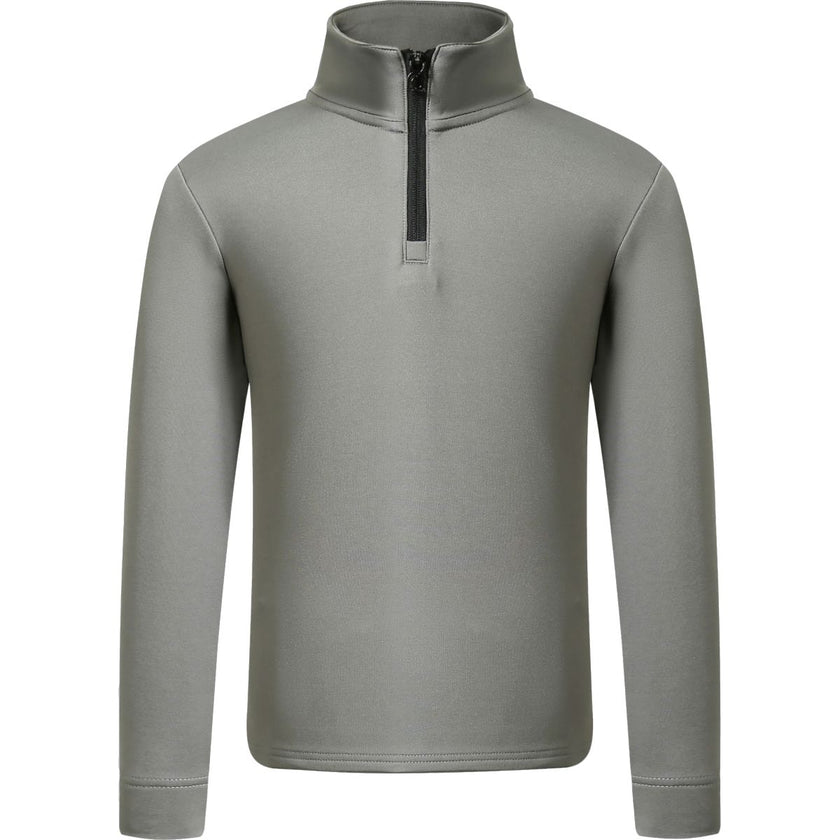 Covalliero Shirt AW25 Kids Lange Ärmel Steel Grey