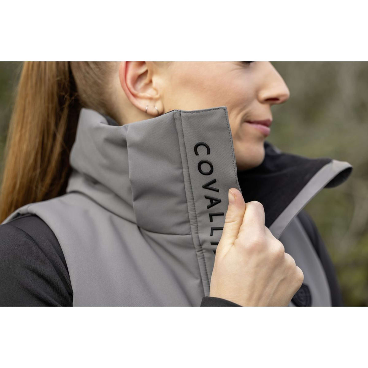 Covalliero Weste AW25 Steel Grey