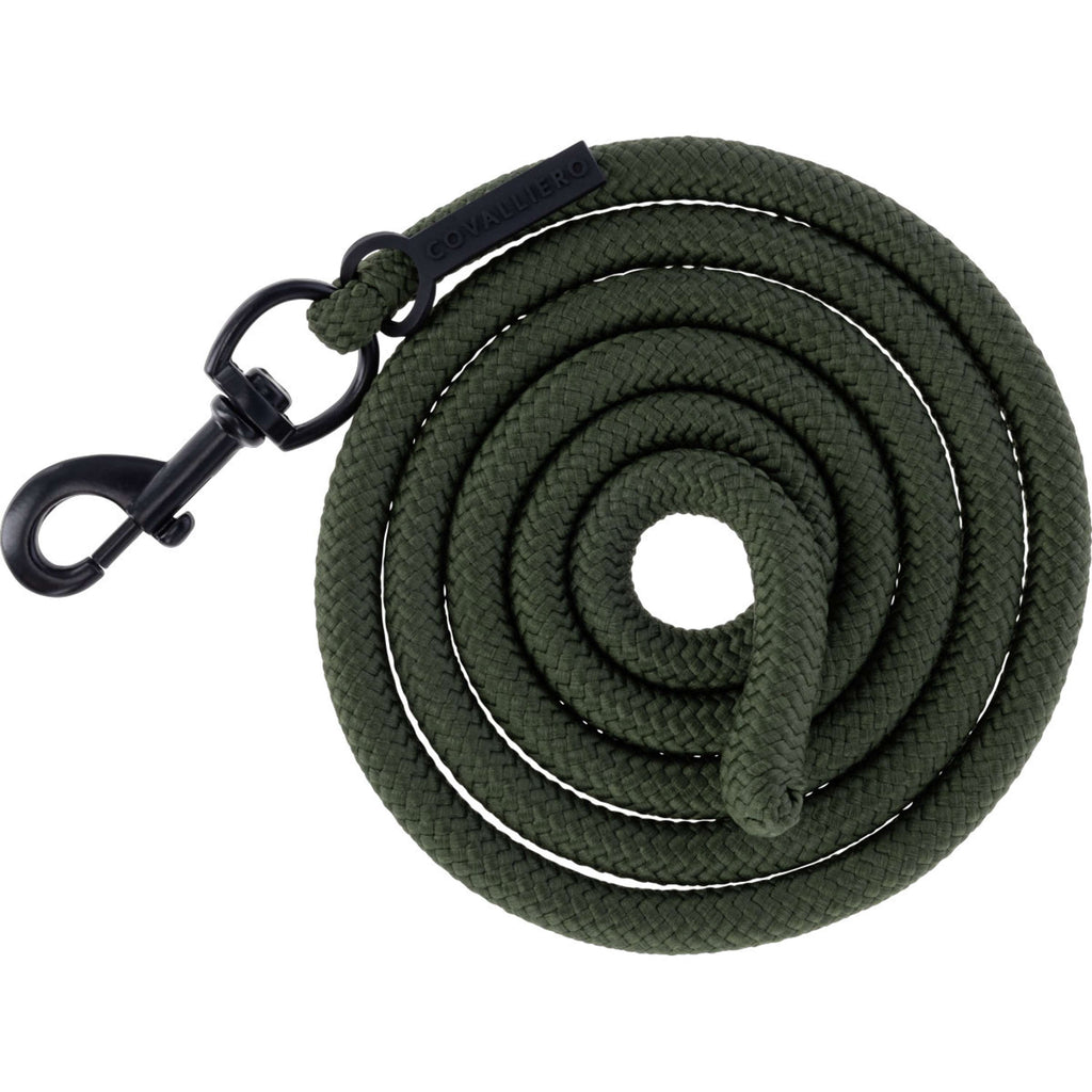 Covalliero Führstrick AW26 mit Karabinerhaken Forest Green