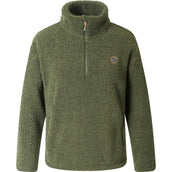 Covalliero Pullover Teddy AW26 Forest Green