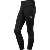 Covalliero Reitleggings Full Grip AW26 Kids Schwarz