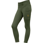 Covalliero Reitleggings Full Grip AW26 Kids Forest Green