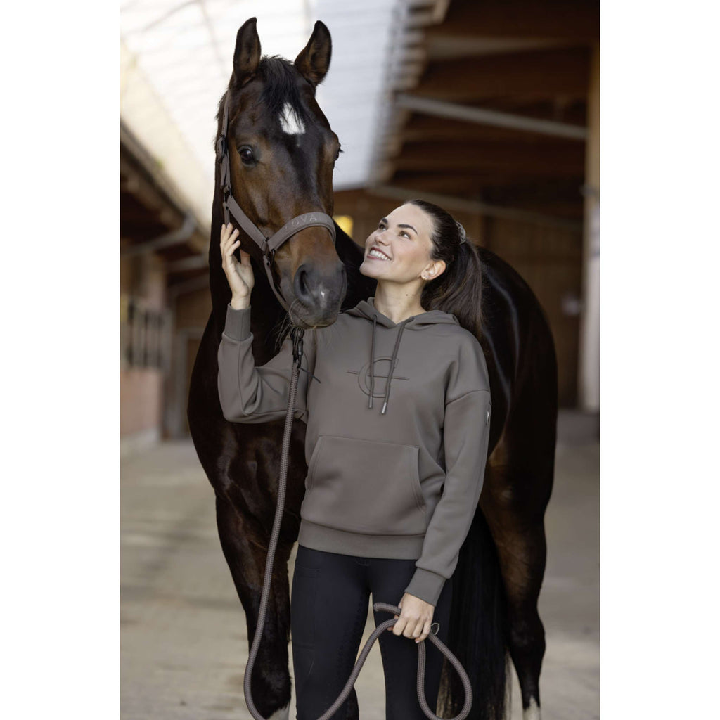Covalliero Hoodie AW26 Milky Chocolate