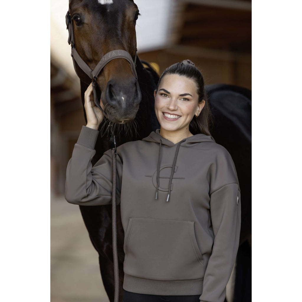 Covalliero Hoodie AW26 Milky Chocolate