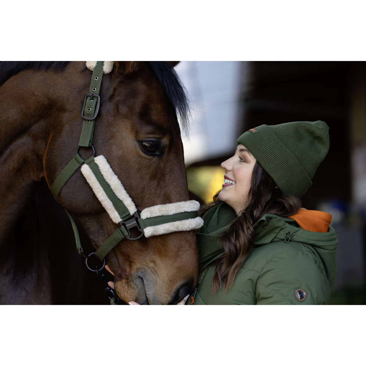 Covalliero Schal AW26 Forest Green