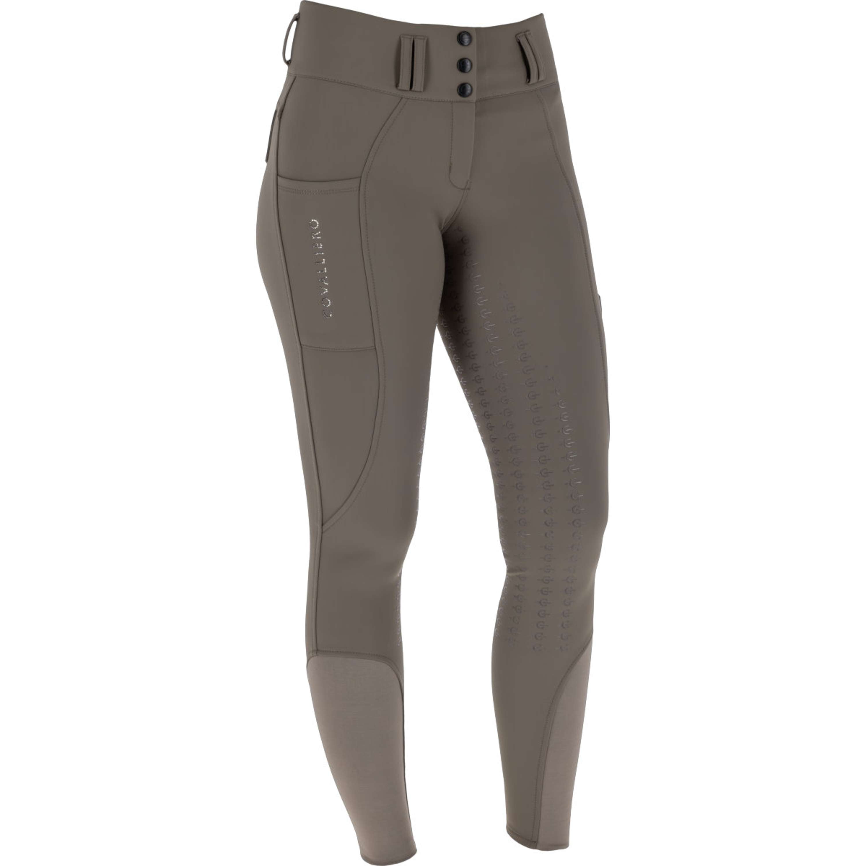 Covalliero Reithose Hight Waist Full Grip AW26 Milky Chocolate
