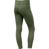 Covalliero Reitleggings Full Grip AW26 Kids Forest Green