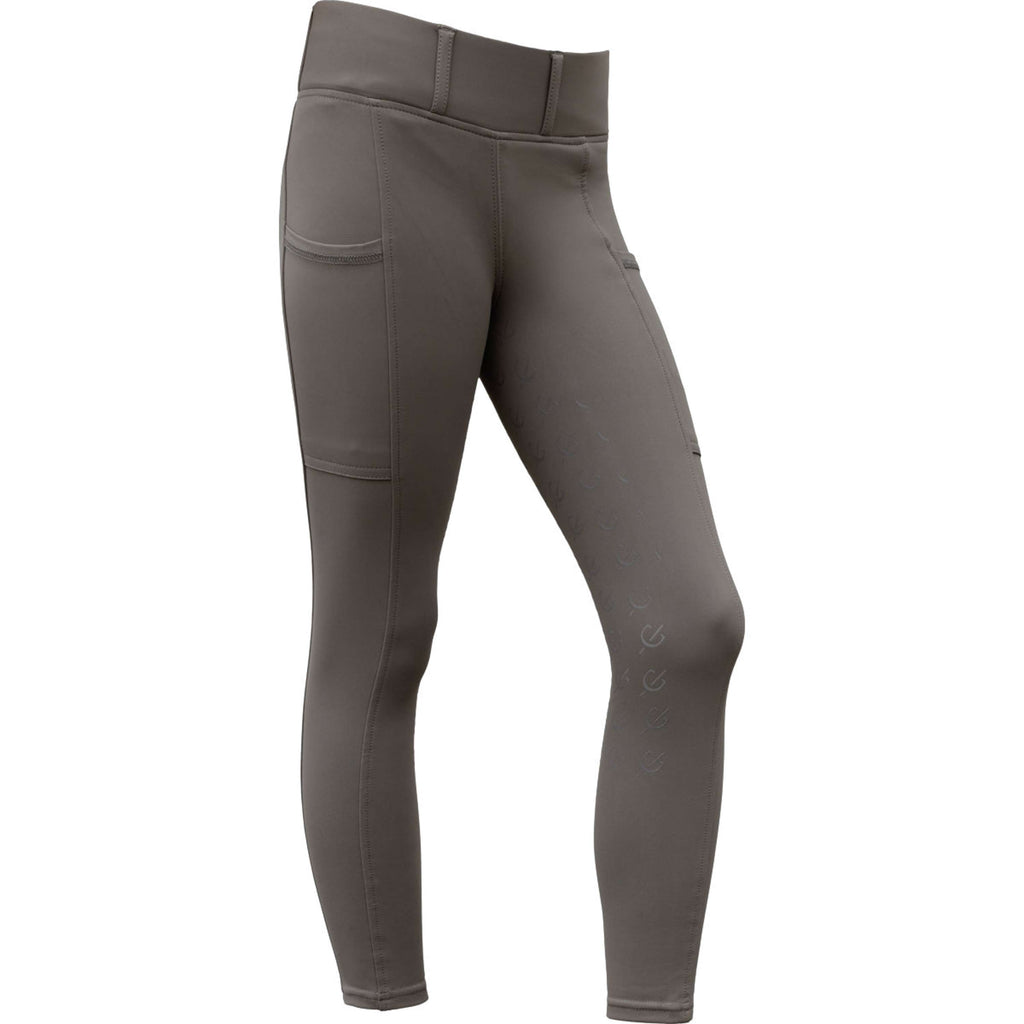 Covalliero Reitleggings Full Grip AW26 Kids Milky Chocolate