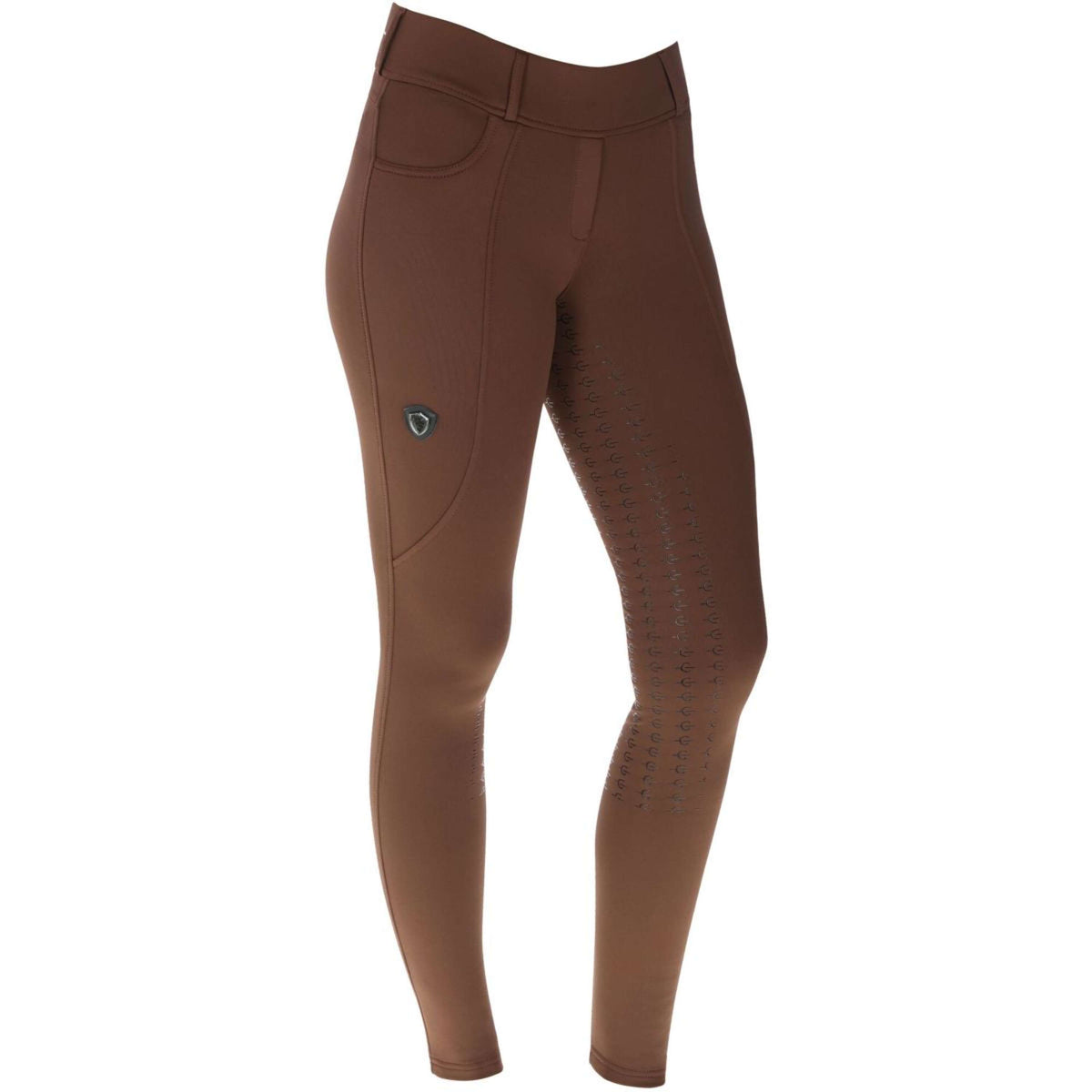 Covalliero Reitleggings Grip Oak/Braun