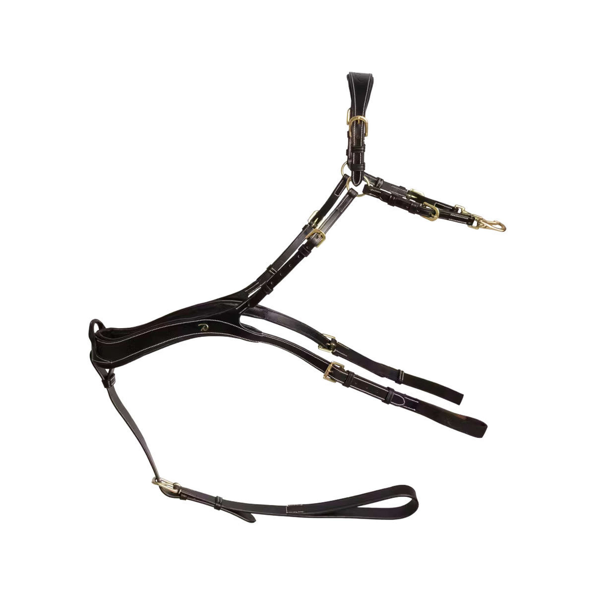 Dyon Brustgeschirr Anatomical Schwarz/Messing