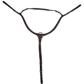 Dyon Brustgeschirr Long Bridge Schwarz/Messing