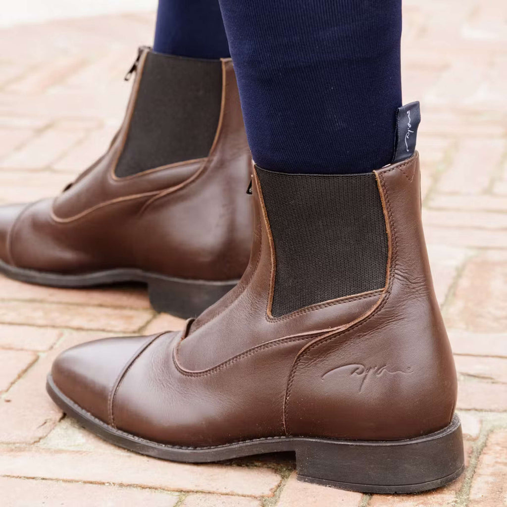 Dyon Stiefeletten Front Zipper Braun