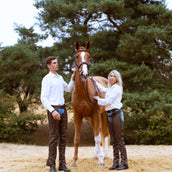 Dyon Lange Chaps aus Leder Standard Braun