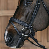 Dyon Reithalfter Flash Pull-Back Geflochten Schwarz