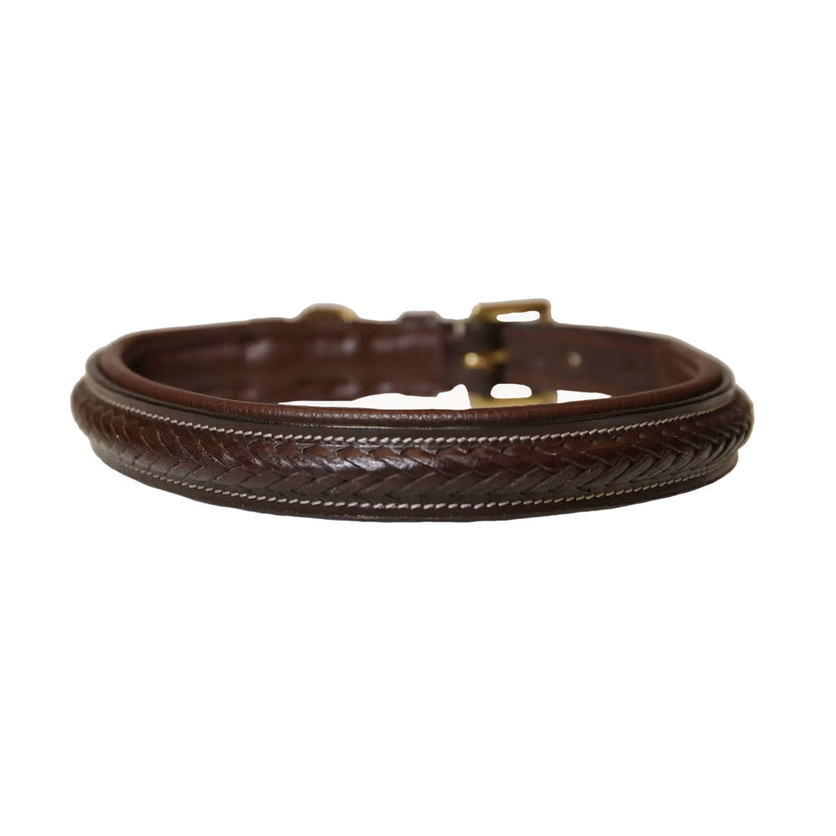 Dyon Halsband Geflochten Braun