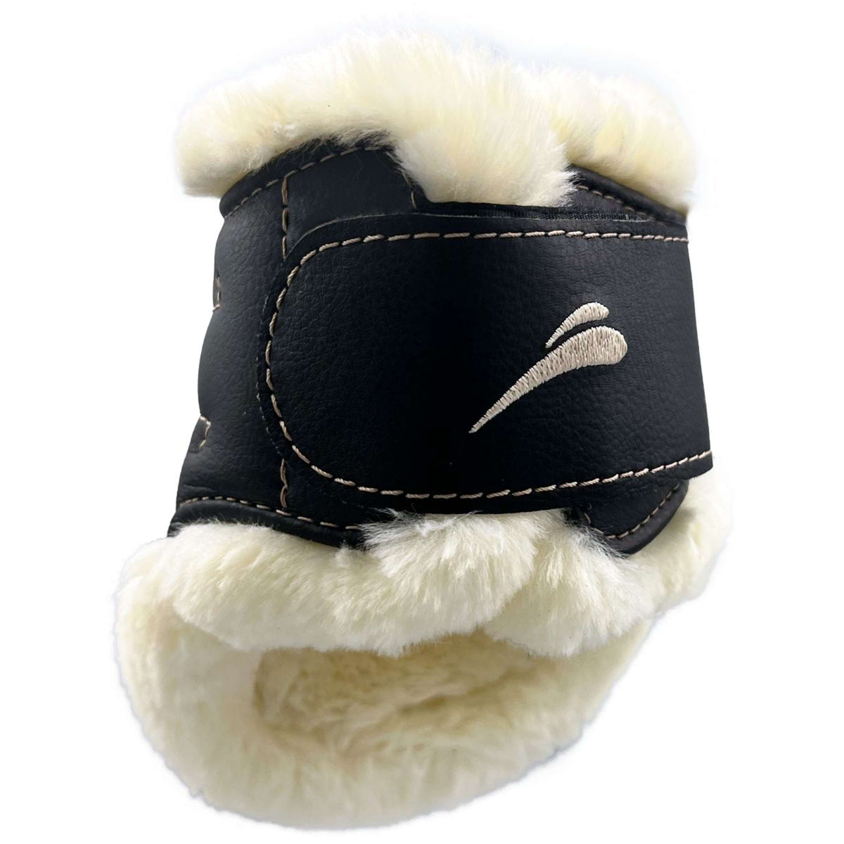 eQuick Streichkappen Glam Velcro Fluffy Schwarz