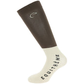 EQUITHÈME Reitsocken Compet Braun/Beige