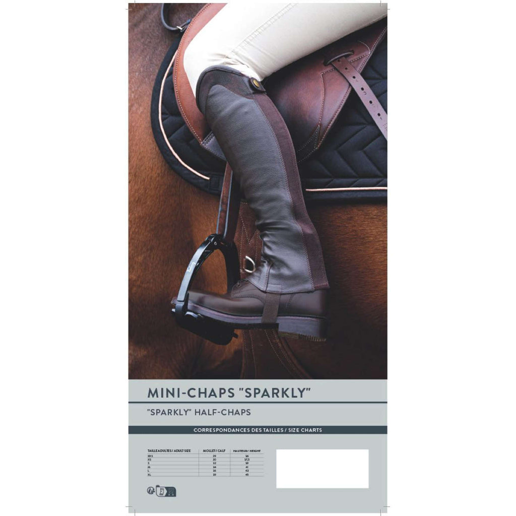 EQUITHÈME Chaps Sparkly Braun
