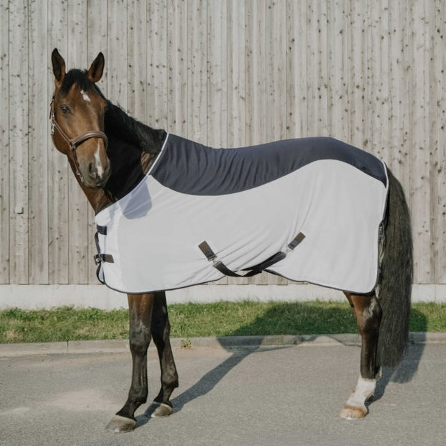 EQUITHÈME Fliegendecke Flycool Standard Navy/Weiß