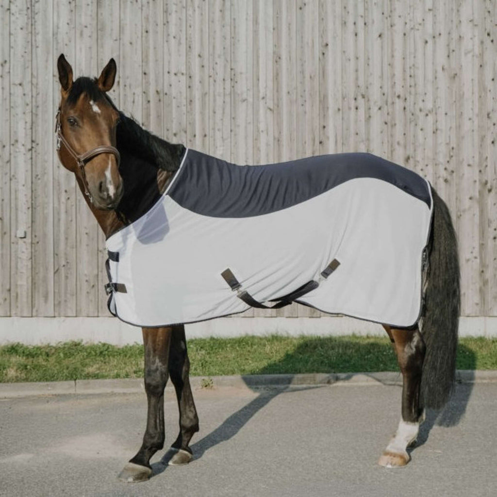 EQUITHÈME Fliegendecke Flycool Standard Navy/Weiß