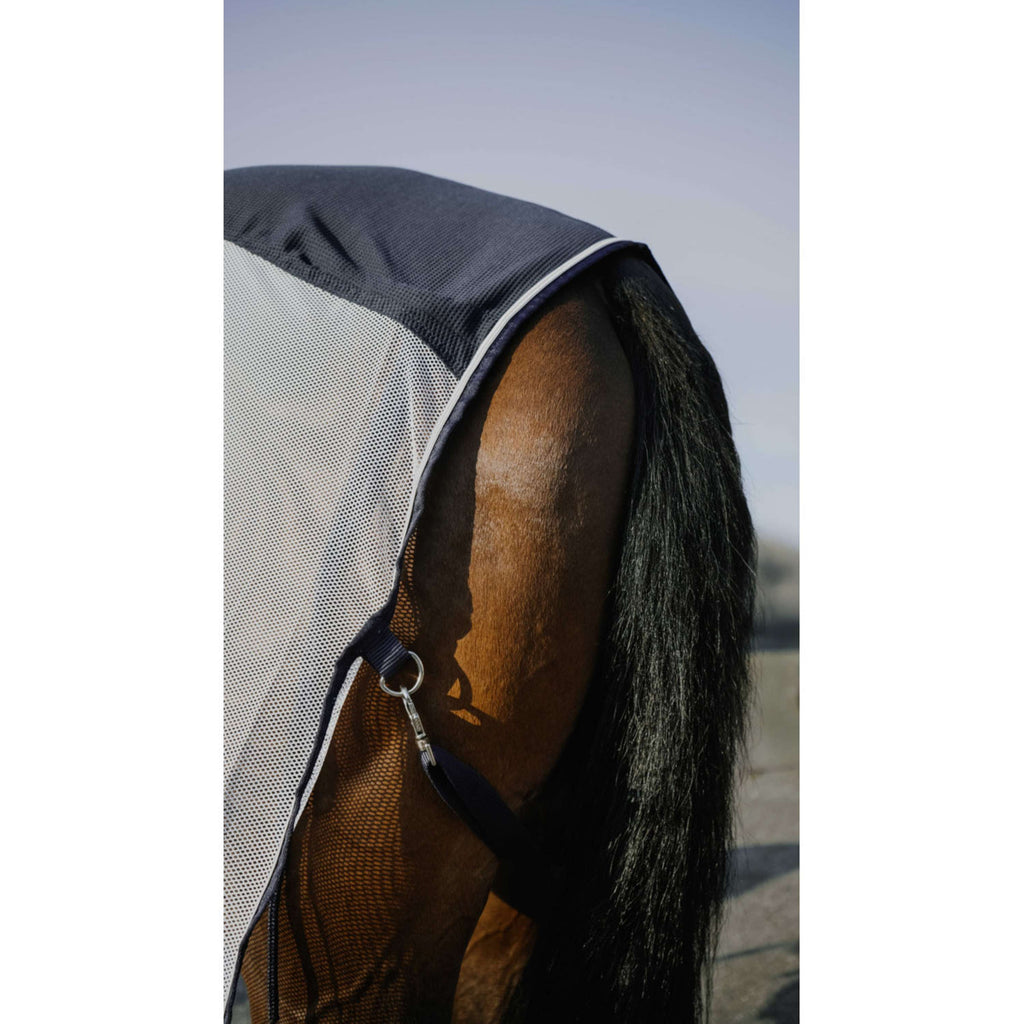 EQUITHÈME Fliegendecke Flycool Standard Navy/Weiß