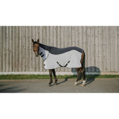 EQUITHÈME Fliegendecke Flycool Combo mit Halsteil Navy/Weiß