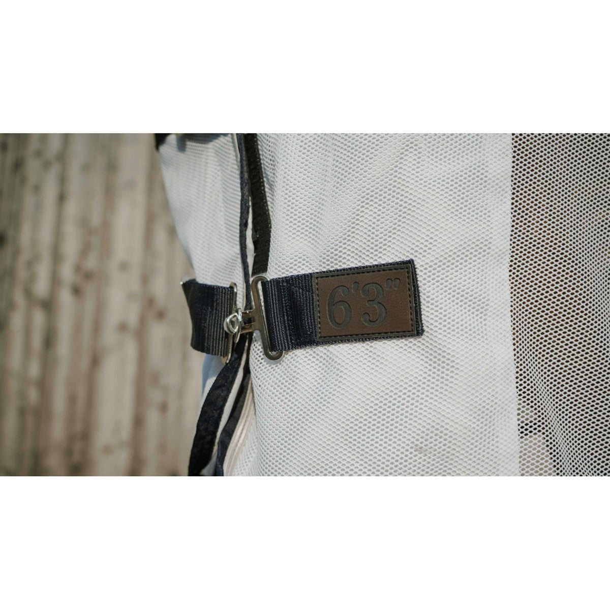 EQUITHÈME Fliegendecke Flycool Combo mit Halsteil Navy/Weiß