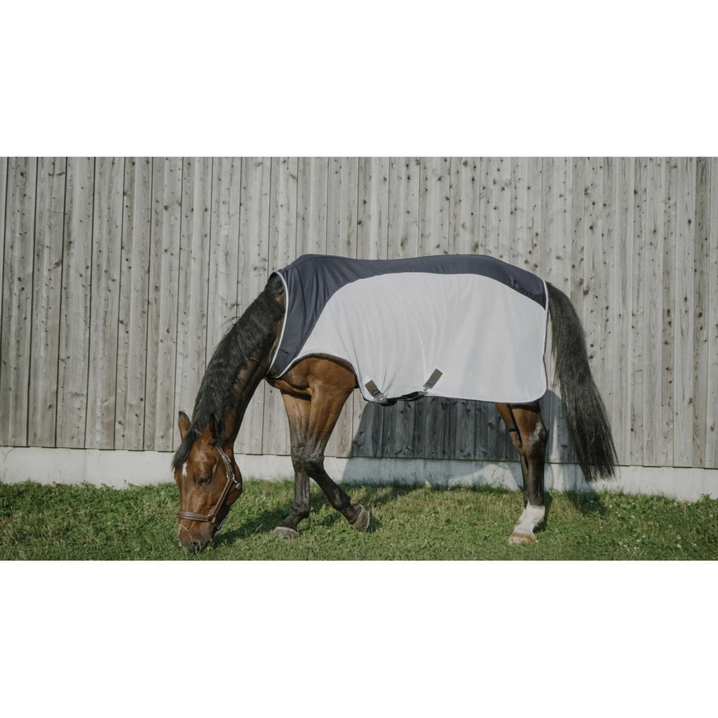 EQUITHÈME Führanlagendecke Flycool Navy/Weiß