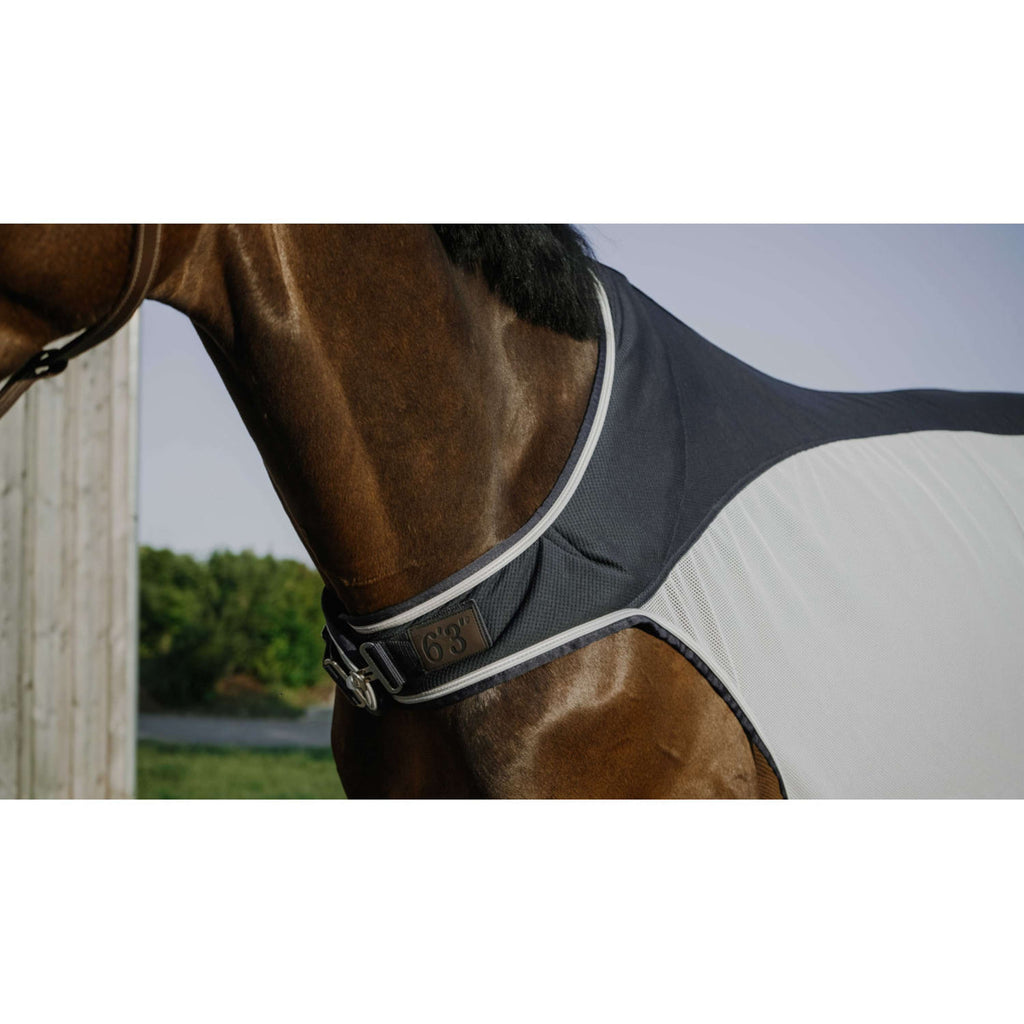 EQUITHÈME Führanlagendecke Flycool Navy/Weiß