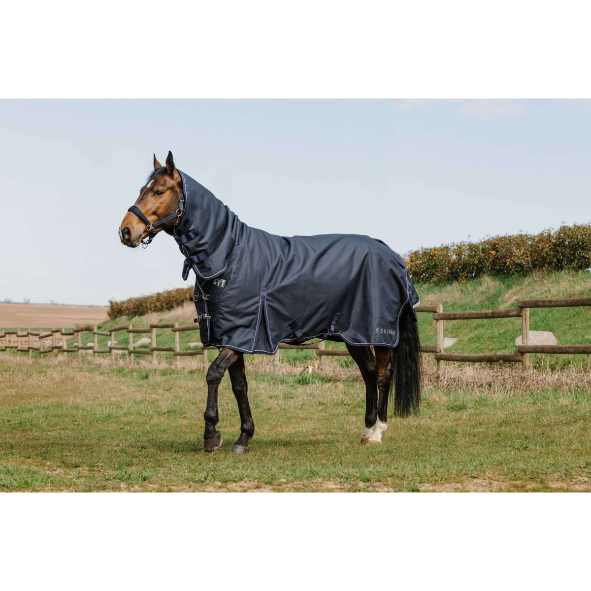 EQUITHÈME Outdoordecke Anatomic Combi 1200D 200g Navy