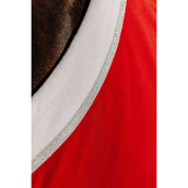 EQUITHÈME Abschwitzdecke Weihnachten Fleece Rot