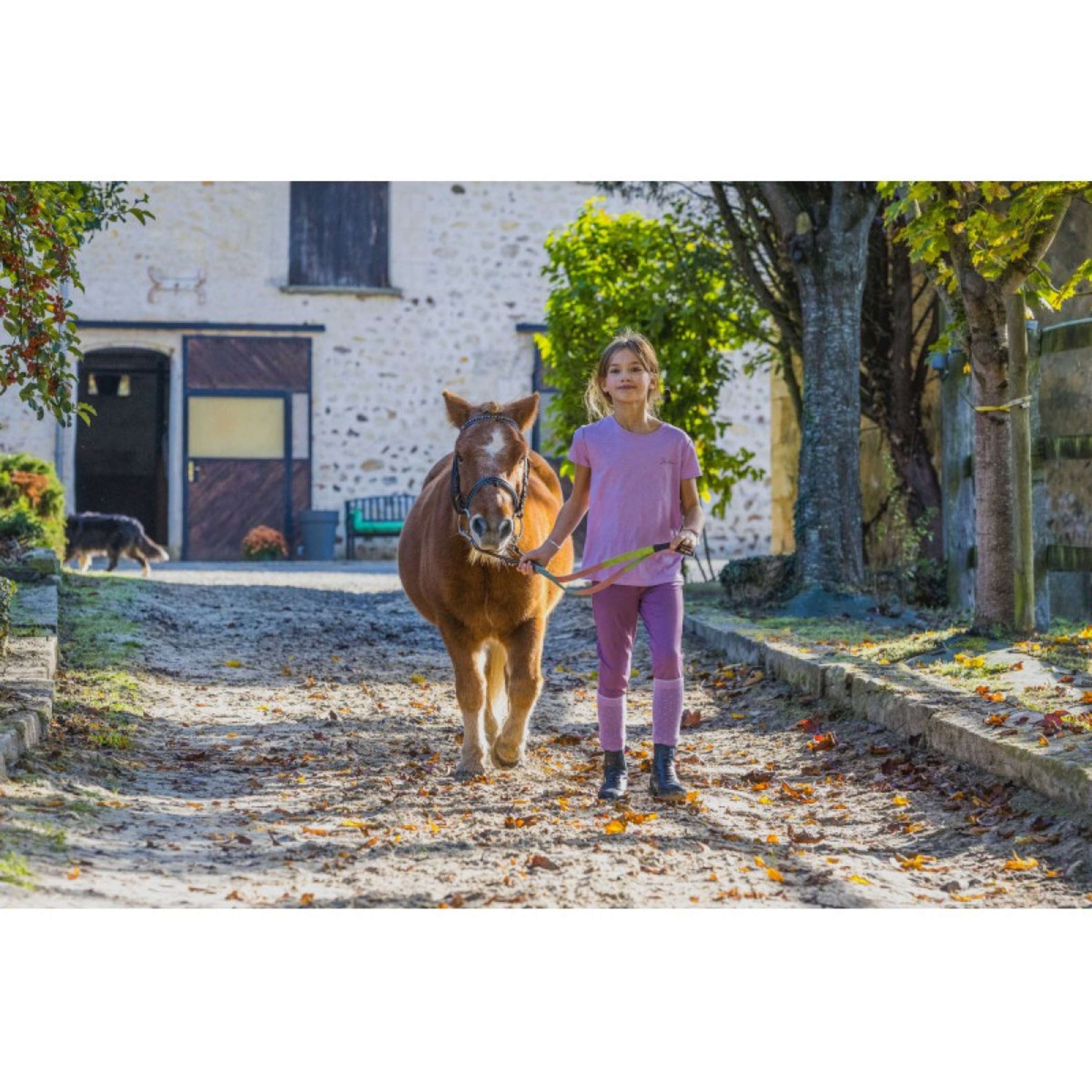 EQUITHÈME T-Shirt Bonnie Kids Violett EQUITHÈME T-Shirt Bonnie Kids Violett