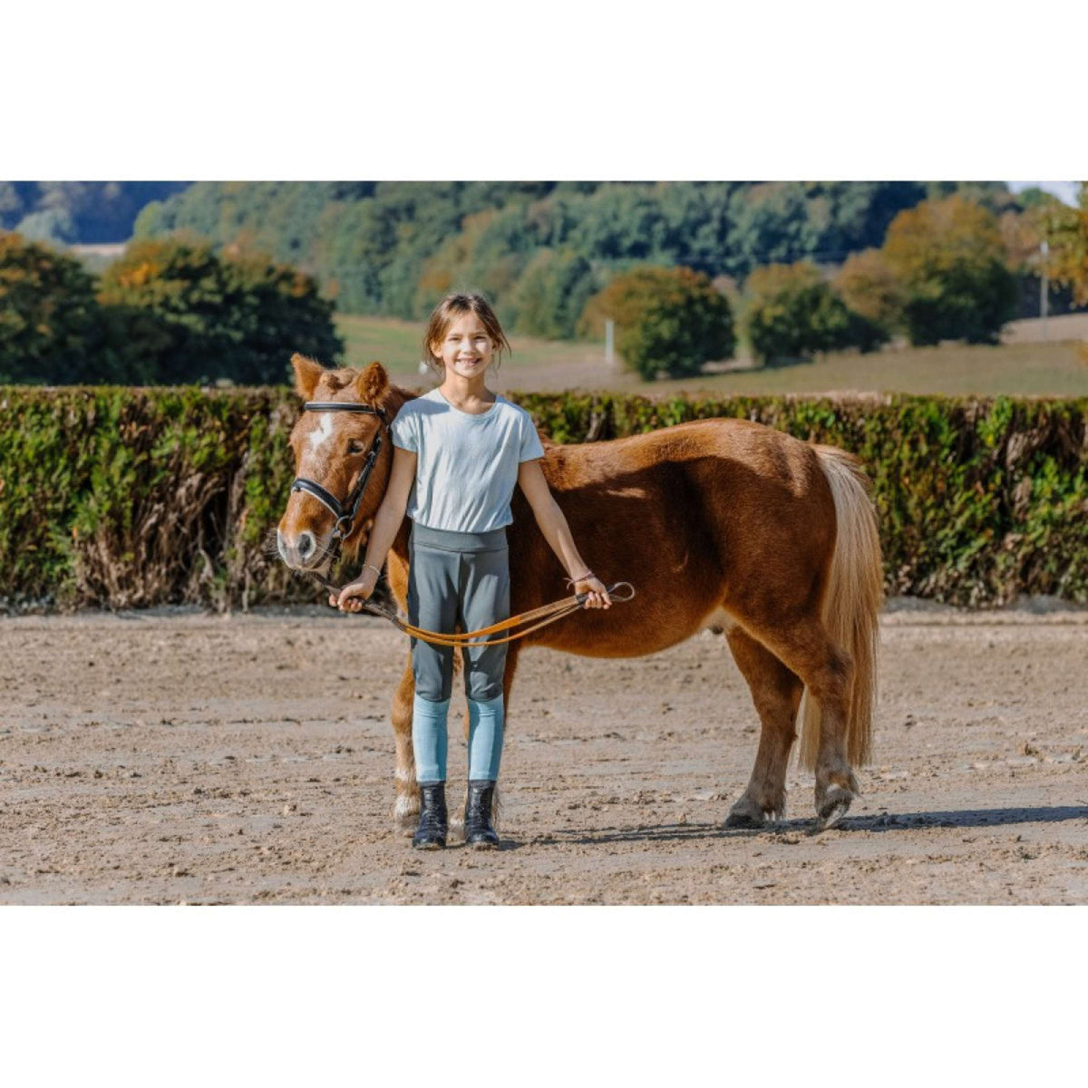 EQUITHÈME T-Shirt Bonnie Kids Mintgrün
