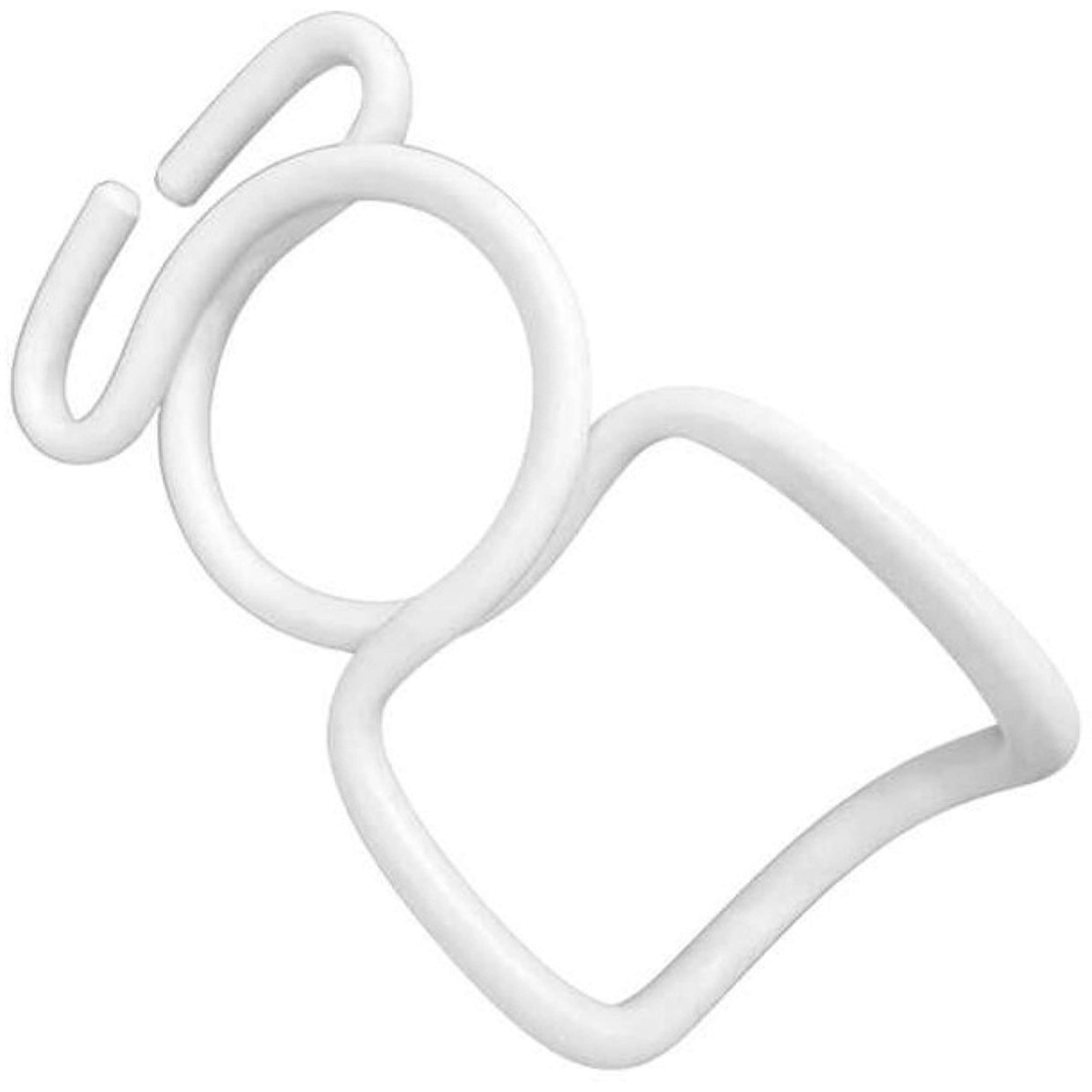 Hippotonic Balkenhalter Plastik Weiß Hippotonic Balkenhalter Plastik Weiß