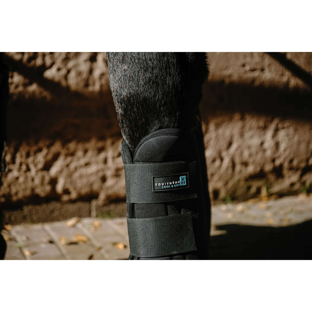 EQUITHÈME Gamaschen Cool&Dry Schwarz