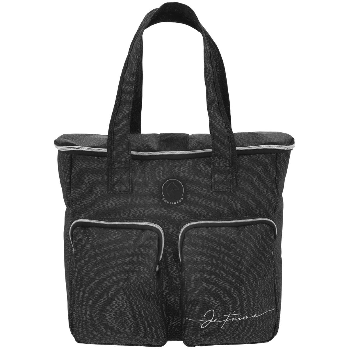 EQUITHÈME Putztasche Je T'aime Schwarz