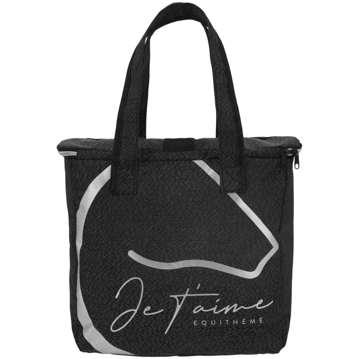 EQUITHÈME Putztasche Je T'aime Schwarz