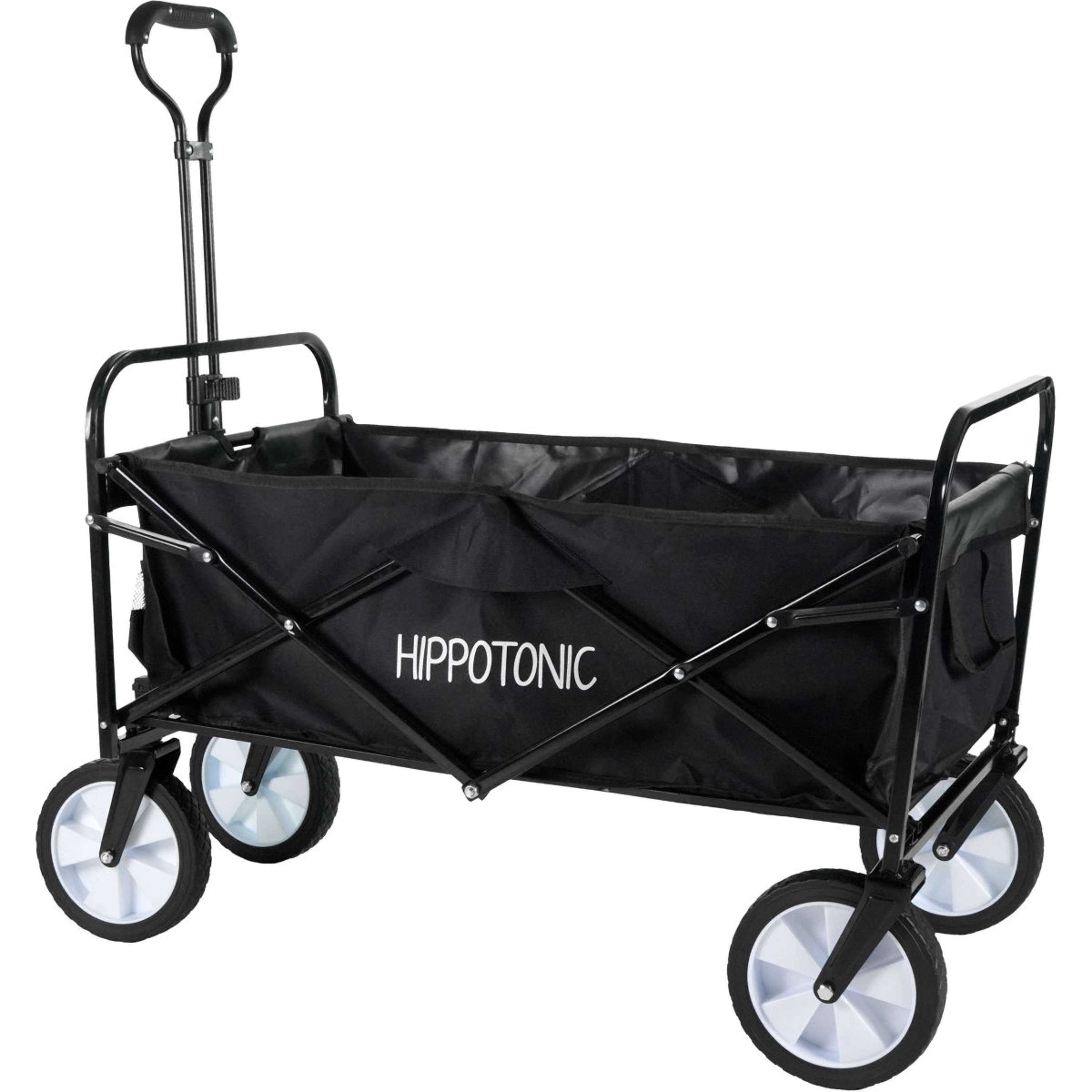 Hippotonic Trolleywagen Vierrädrig Schwarz