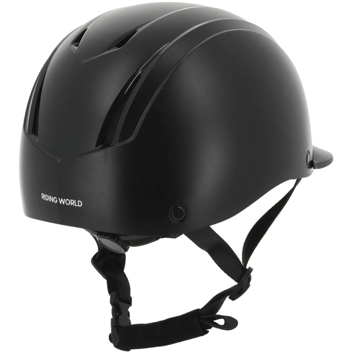 Riding World Reithelm Topy Matte Schwarz