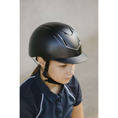 Riding World Reithelm Topy Matte Schwarz