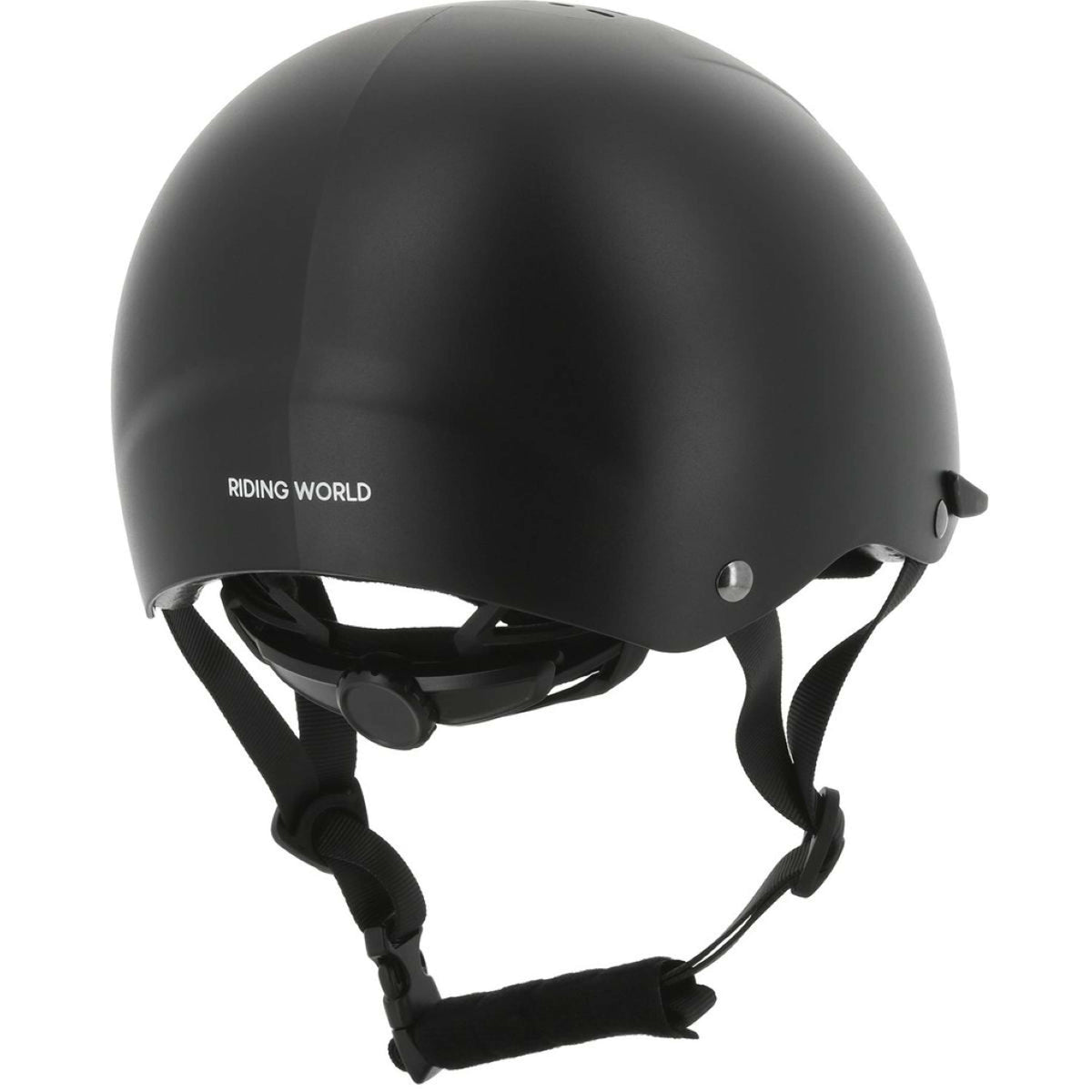 Riding World Reithelm Windy Matte Schwarz